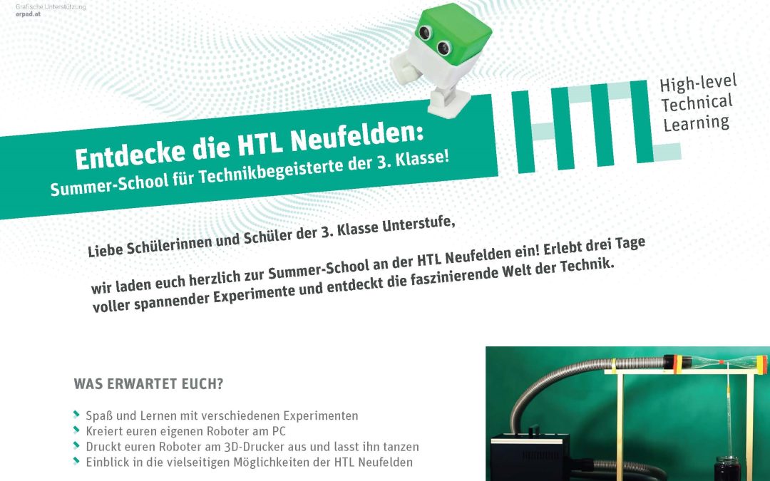 Summer-School für Technikbegeisterte der 3. Klasse